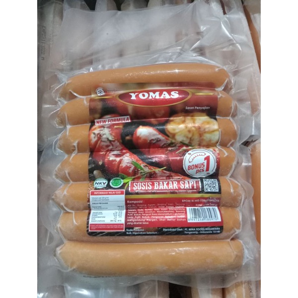 

YOMAS SOSIS SAPI BAKAR JUMBO ISI 7