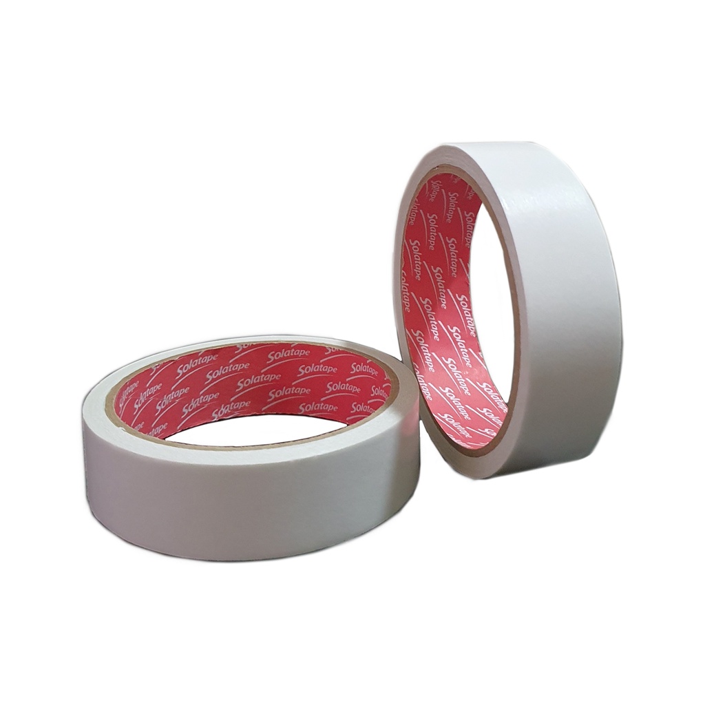 

DOUBLE TAPE 24 MM / DOUBLE TAPE KERTAS 24 MM SOLATAPE BERKUALITAS 601