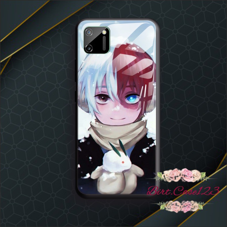 back case glass BOKU NO HERO AKADEMI Vivo Y91 Y17 Y12 Y15 Y93 Y95 Y81 Y83 Y71 Y53 y20 Y30 Y50 BC2766