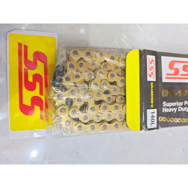 SSS RANTAI 428 HSBT 140L GOLD PNP KLX150 CRF150 GEAR MAX 56