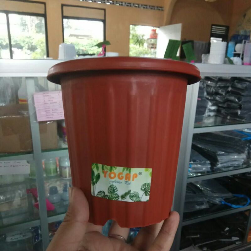 pot Yogap coklat / warna 10 murah
