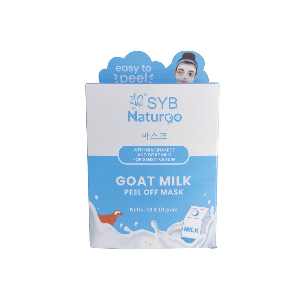 SYB Naturgo Goat Milk Peel Off Mask (Sachet)