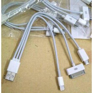 CABLE DATA CHARGER 3 IN 1 MTECH / KABEL MICRO APPLE LIGHTNING 30 PIN