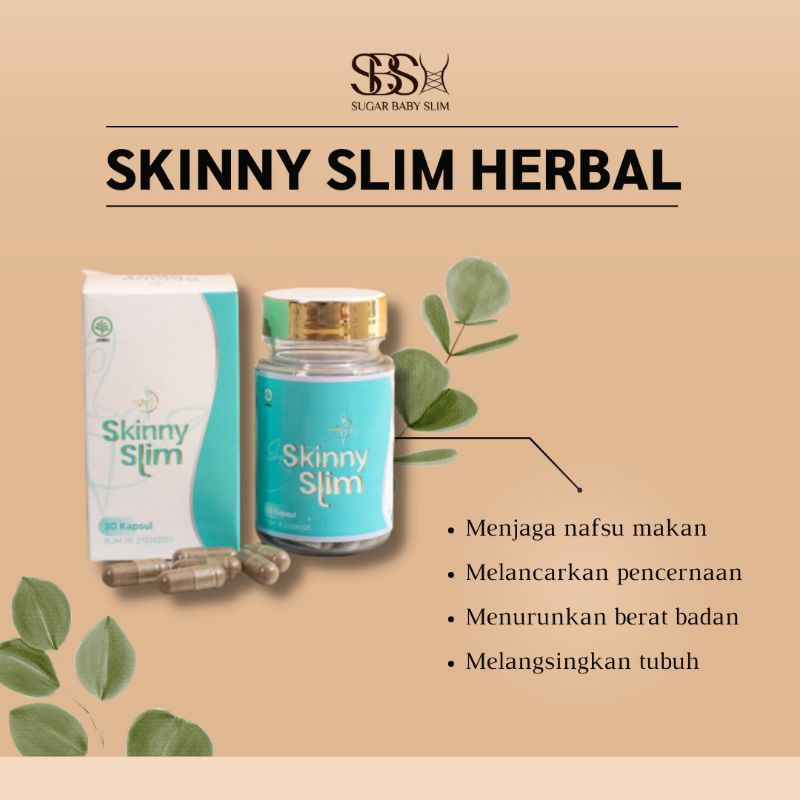 Skinny Slim Herbal 30 kapsul BPOM Body Slim Magic BSM Max slimming herbal yourslim  jesslim beauslim