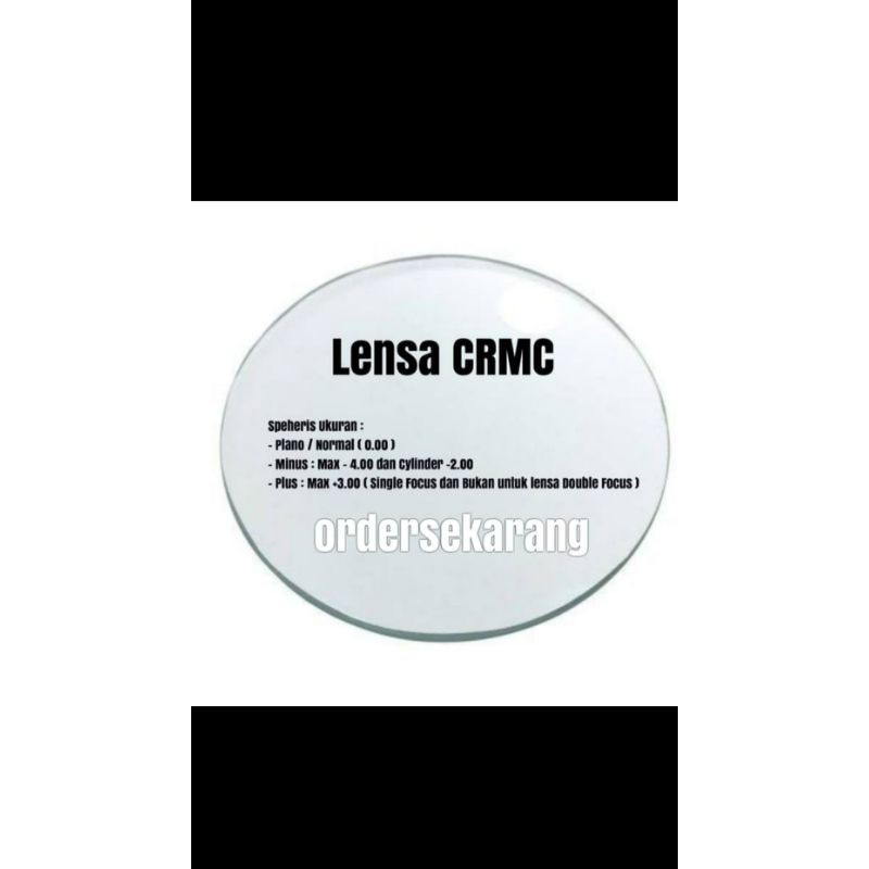 Lensa CRMC/Lensa biasa