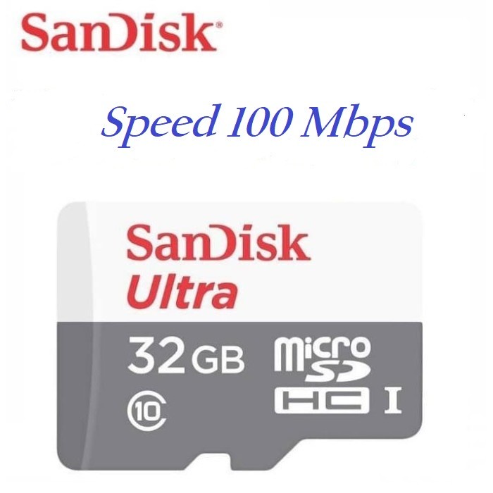 Sandisk Ultra Micro SD 32GB 100Mbps CLASS 10 MicroSDHC Original