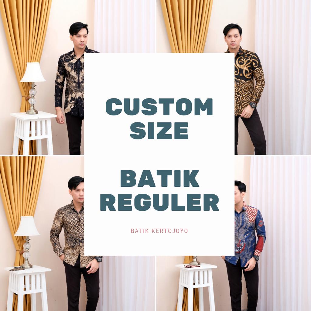 CUSTOM BATIK PRIA LENGAN PANJANG REGULER FIT