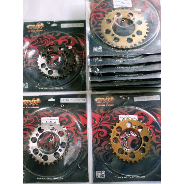 Gear Gir Blakang steel Yamaha fizR,Rxking,Jupiter Dvx Racing 415 28T - 35T