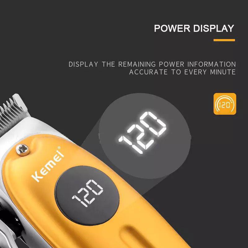 KEMEI 1955 ORIGINAL CUKURAN RAMBUT ELEKTRIK CAS HAIR CLIPPER RECHARGEABLE CORDLESS KM 1955 KM1955 KM1955