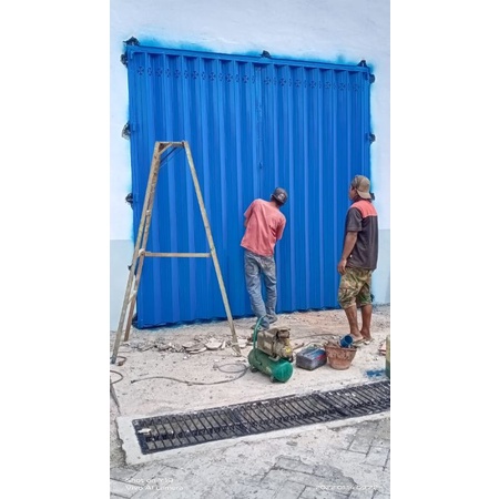 pintu besi harmonika door