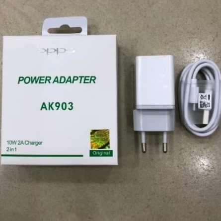 (ba) Travel Charger OPPO Model AK903 10W Micro USB 2A