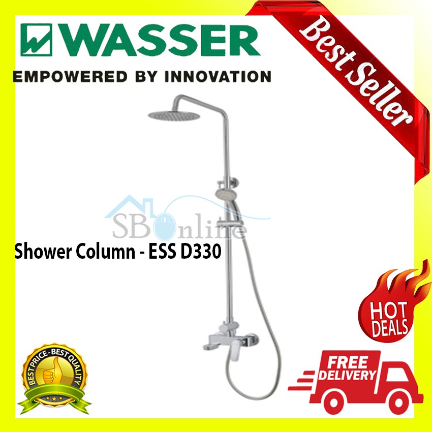 WASSER WALL MOUNTED SHOWER COLUMN SYSTEM ESS-D330