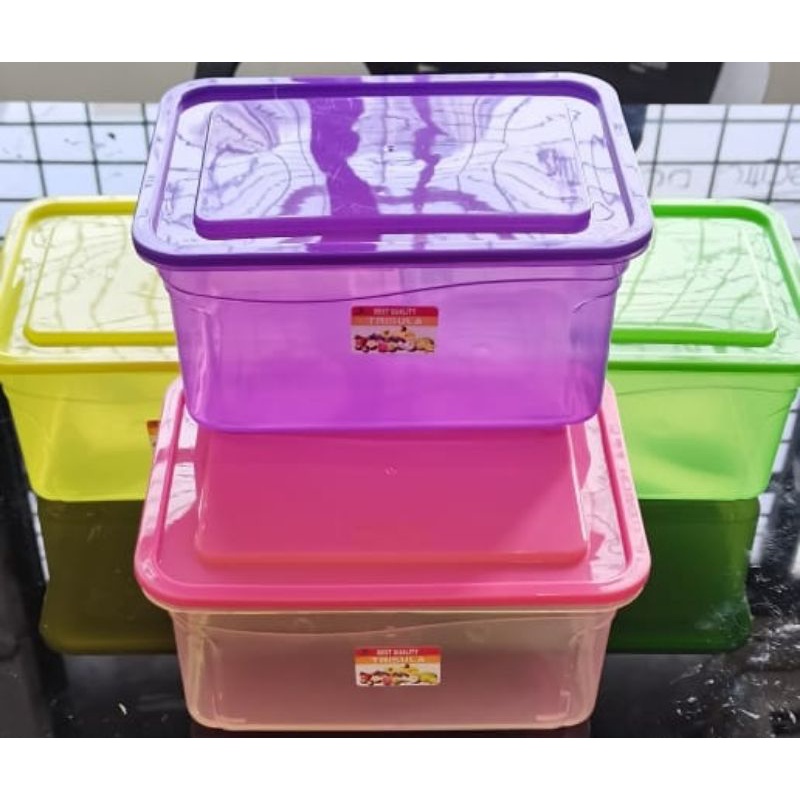 toples/sealpack/foodbox 2500ml warna dan bening