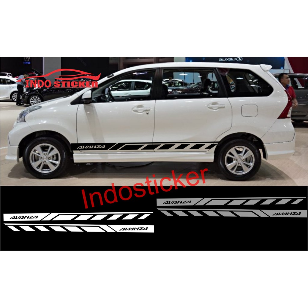 Cutting Stiker Mobil Avanza Sticker Stiker List Toyota Avanza Shopee Indonesia