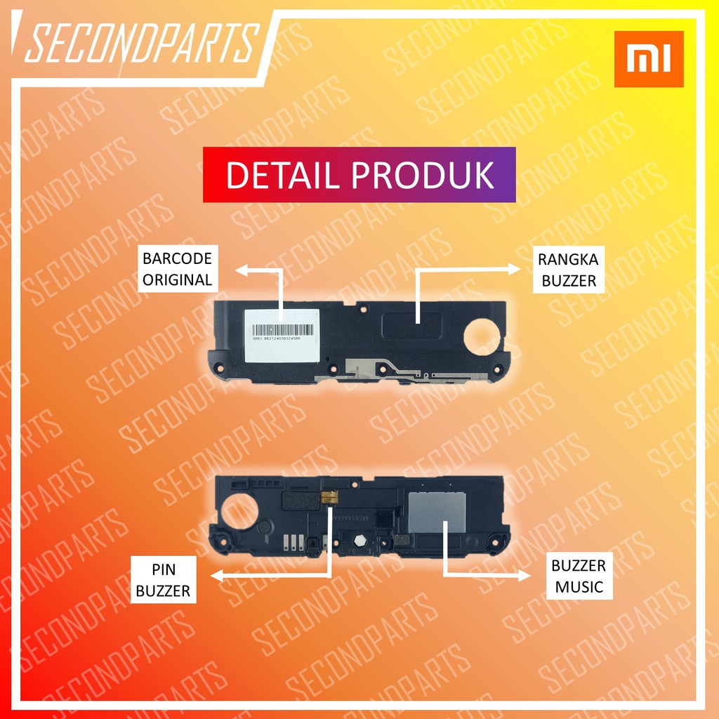 BUZZER SPEAKER MUSIC LOUDSPEAKER XIAOMI MI MAX 1 ORIGINAL COPOTA