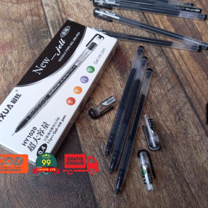 

⚡TOK SIAP 【COD】 Pen ZUIXUA /pulpen gel hitam /bollpoin/pena/pulpen gel zuixua produck vyralral