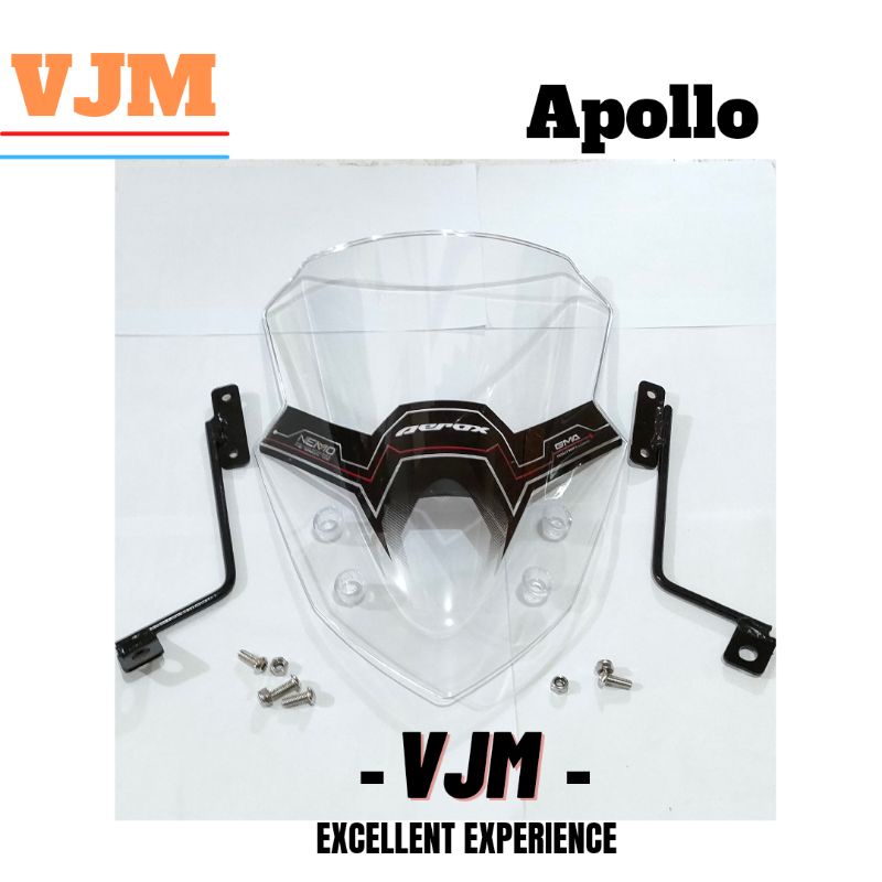 Windshield/Visor Aerox 155 Nemo Apollo Mika bening