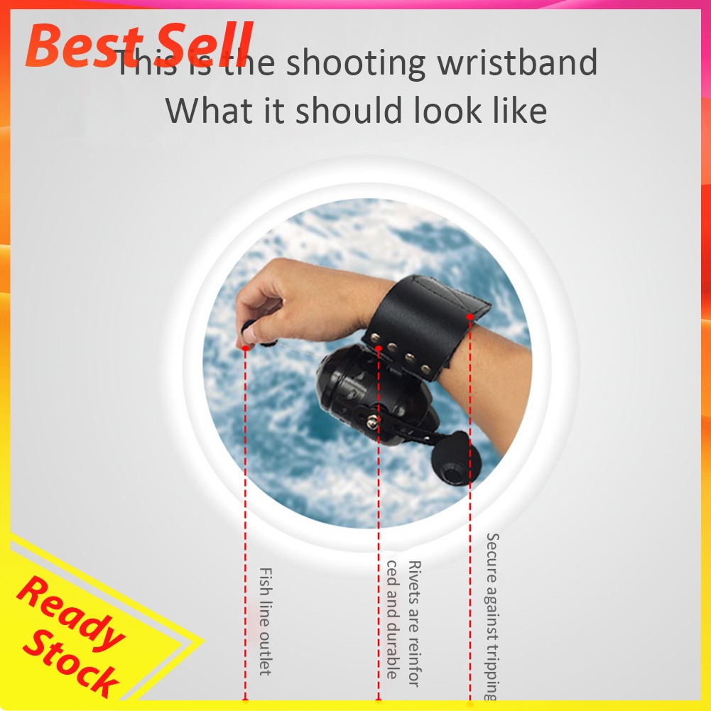 Durable Fishing Reel Wrist Strap Adjustable Fishing Wheel Holder Fixed Belt