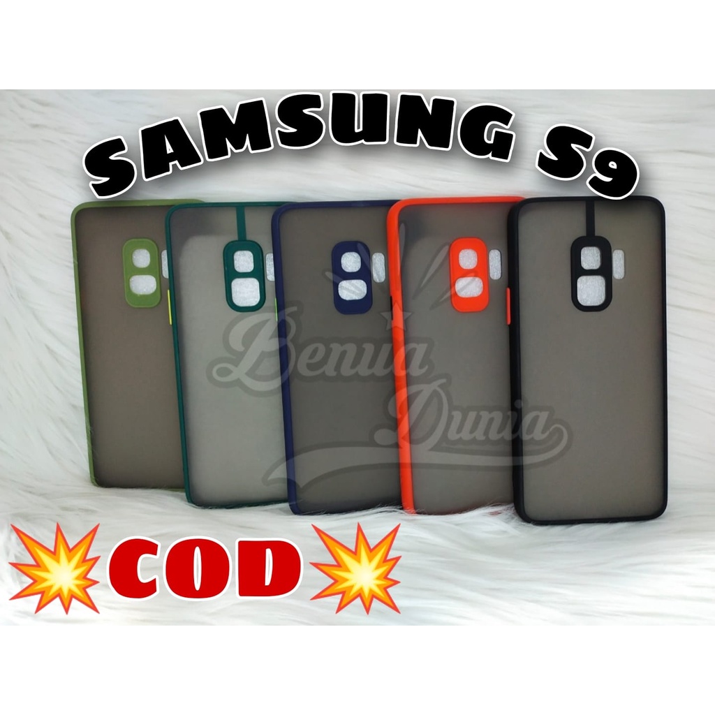 CASE MATTE SAMSUNG S9 -SAMSUNG S9 PLUS/S9+ // CASE DOVE MY CHOICE RING KAMERA - BD