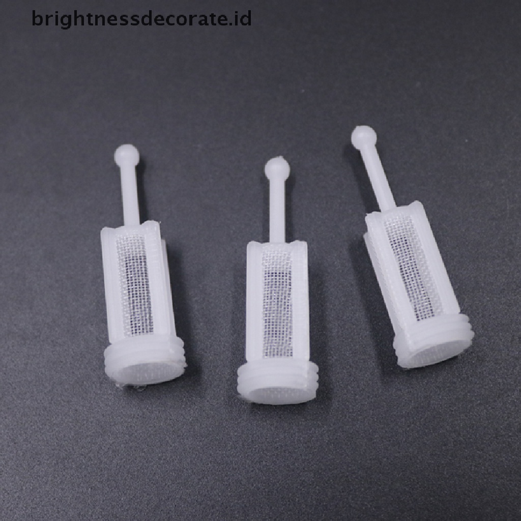 (Birth) 50pcs Filter Pistol Semprot Sekali Pakai Bahan Mesh Untuk Cat (Id)