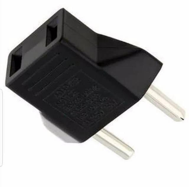 Over Steker Adaptor Colokan Sambungan Listrik Gepeng ke Bulat