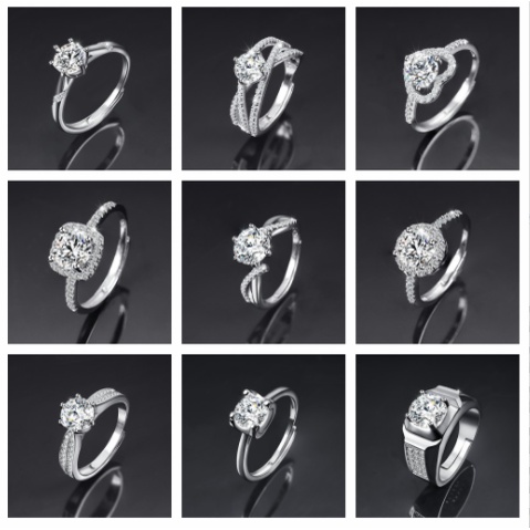 CINCIN WANITA PERAK. CINCIN SILVER. CINCIN TUNANGAN
