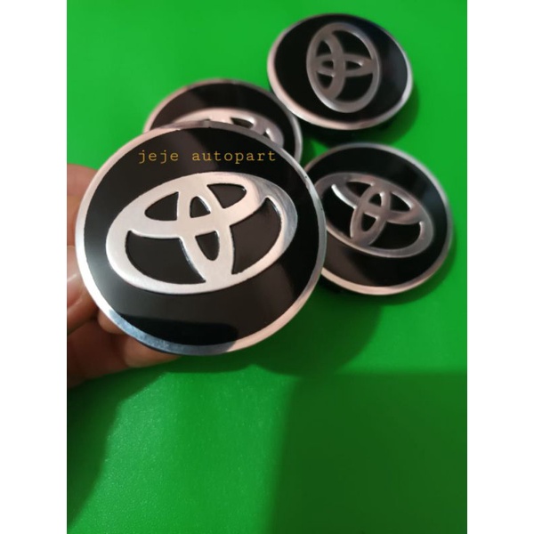 dop roda tutup roda as roda tutup as velg calya agya almunium  diameter 5.2cm