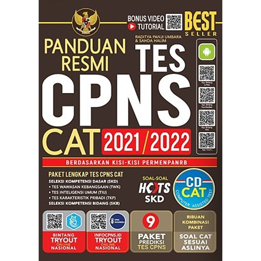 Panduan Resmi Seleksi Tes Cpns Cat 2021 2022 Raditya Panji Umbara Shopee Indonesia