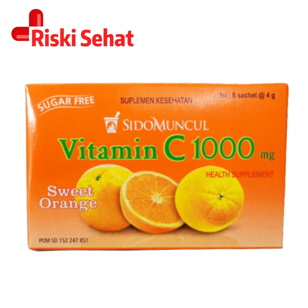 Vitamin C1000 Sidomuncul Rasa Jeruk (6s @4gr)