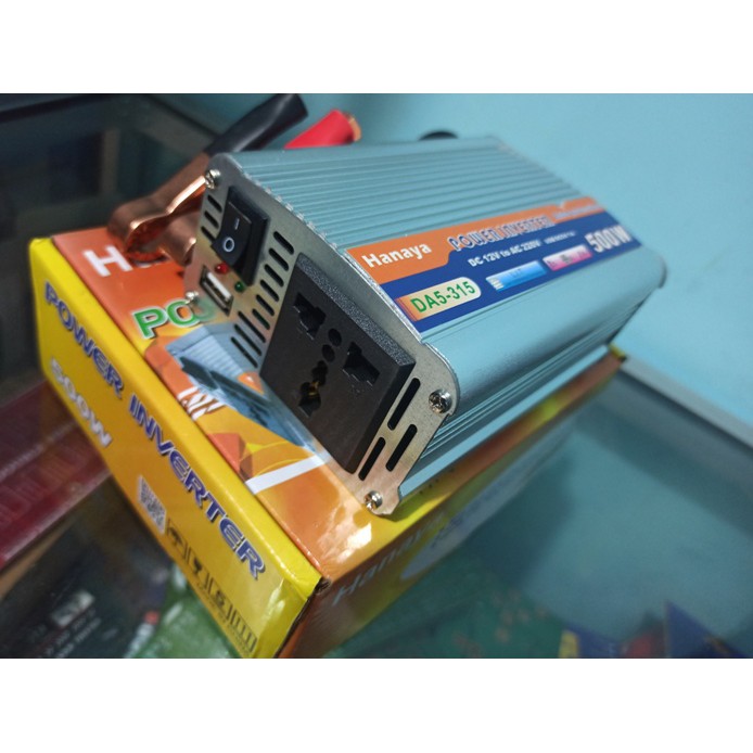 Inverter Perubah Arus Dc(aki)to Ac(rumah) 500 W HANAYA 2