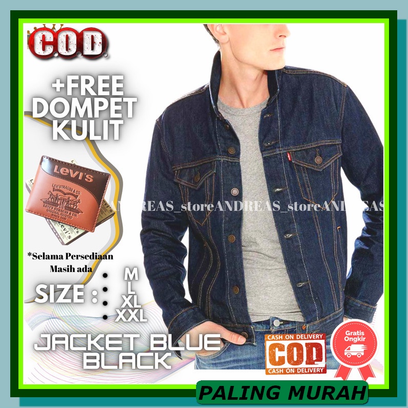 Bbc Jaket Denim Pria The Berry Jaket Pria Jaket Denim Jaket Jeans OA779  Levis Denim Big Size Distro