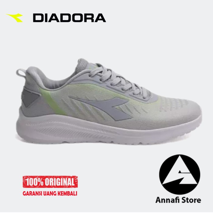JUAL SEPATU RUNNING WANITA DIADORA CIELLO DIAY21F0309L - GREY LIME