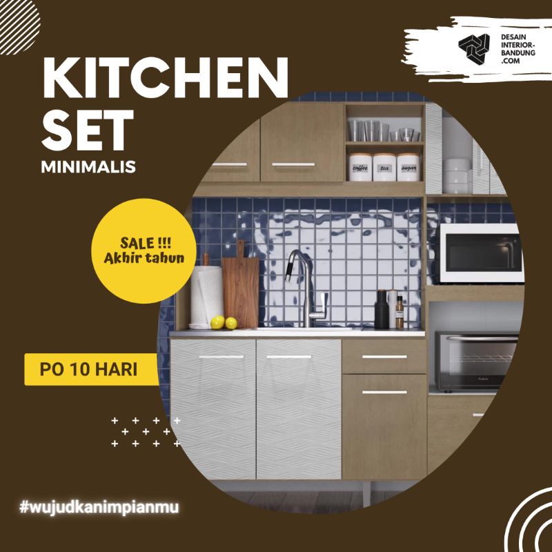 kitchen set murah kitchen set promo kitchen set hpl kitchen set minimalis lemari dapur minimalis lem