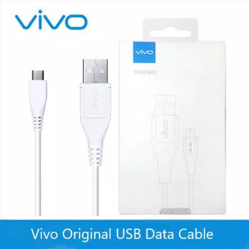 Kabel Data Vivo Y81 Y83 Y91 Y91c Y93 Y95 Y12 Y15 Y17 Fast Charging 2A Micro USB Original