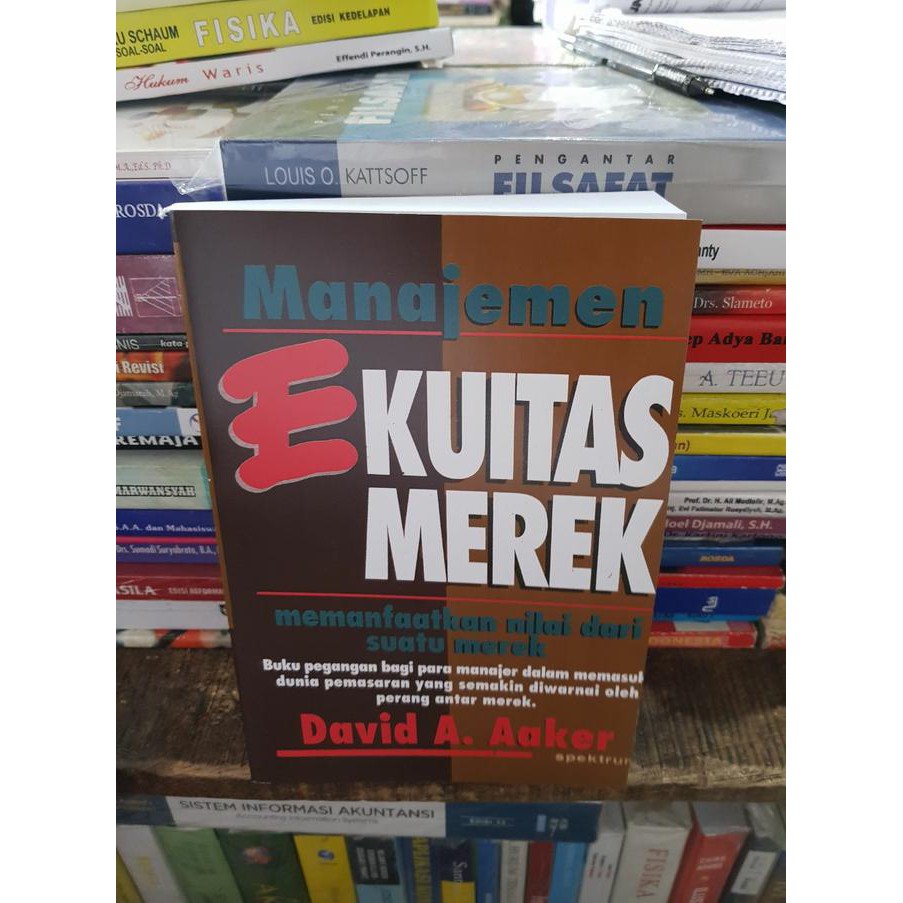 Manajemen ekuitas merek by David A Aaker