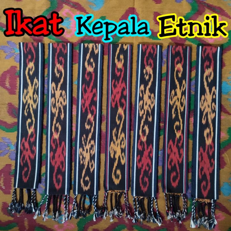 Ikat Kepala Etnik Dayak Kalimantan