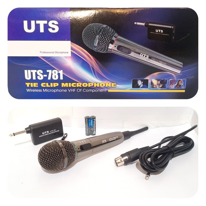 UTS 781 WIRELESS MICROPHONE HANDHEL PORTABLE MIC