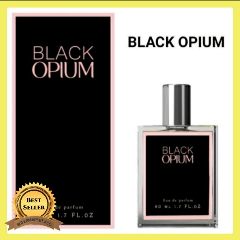 PARFUM BLACK OPIUM 60 ML / PARFUM TAHAN LAMA / PARFUM BLACK OPIUM
