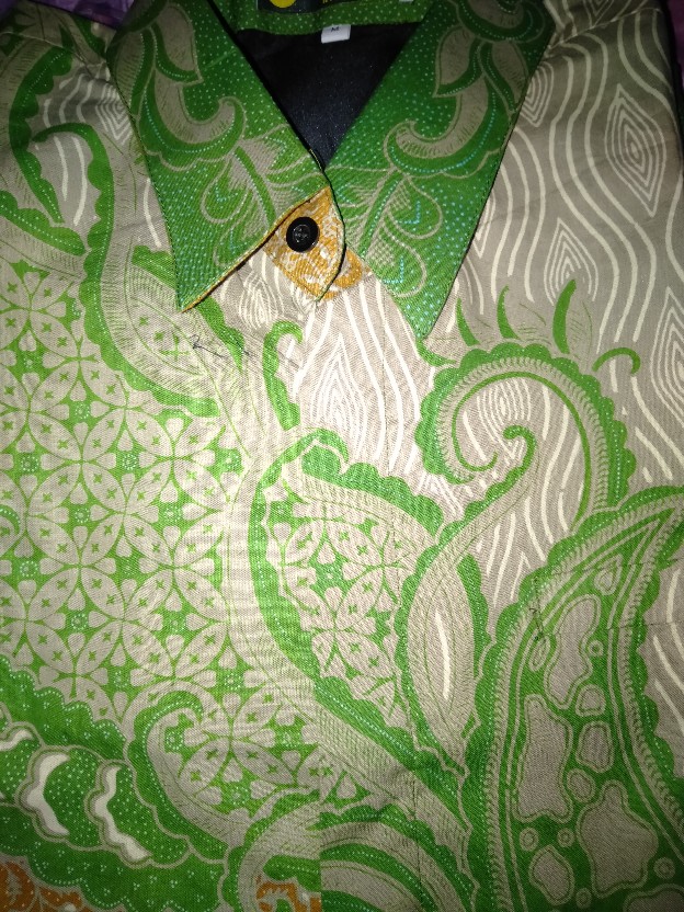 Opo Ijo Kemeja Batik Pria Lengan Panjang Full Furing By Aljaya Batik