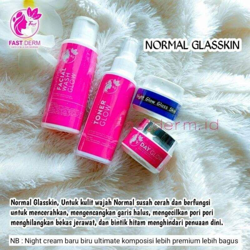 Fast Derm Paket Normal Glasskin BPOM/ PAKET BW1