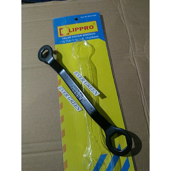 Kunci Tutup Klep 17 - 24 Valve Cover Wrench Kunci Ring 17 - 24 Kunci Rodai Motor Kunci Tutup Oli-Lippro TEKUK