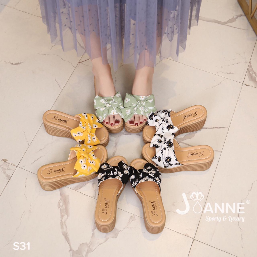 JOANNE WEDGES SANDAL SLING PITA SHOES #S31 ORIGINAL