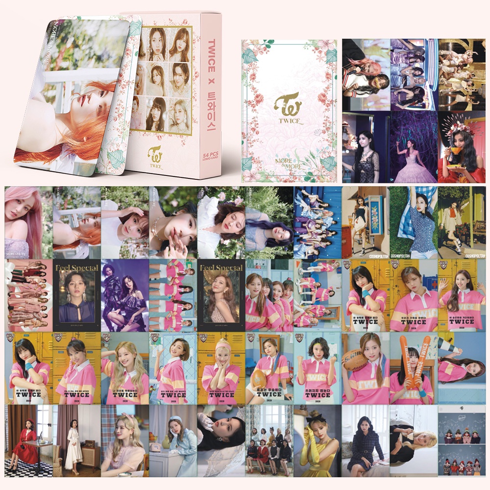 54pcs Kartu Foto Lomo Kpop TWICE Album MORE &amp; MORE