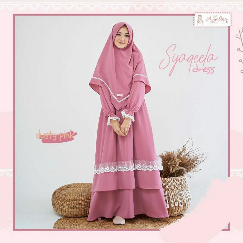Syaqeela Dress by Ayyabina (Siap Kirim)