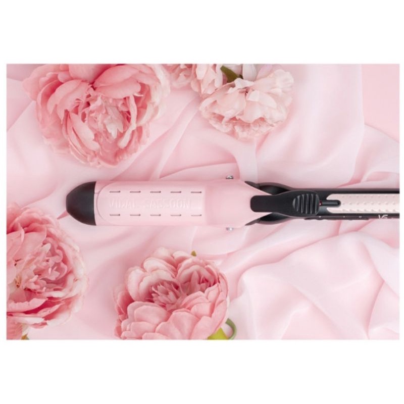 VS Sassoon Tourmaline Ceramic Glam Wave 25mm 32mm 38mm Pink Catokan Korea Klitong Wave Vidan Sassoon Hair Iron