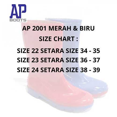 BISA COD - SEPATU BOOTS ANAK TANGGUNG - SEPATU AP BOOTS ANAK TANGGUNG - AP BOOTS 2001 MERAH &amp; BIRU SEPATU BOOTS ANAK TANGGUNG - FANZ STORE