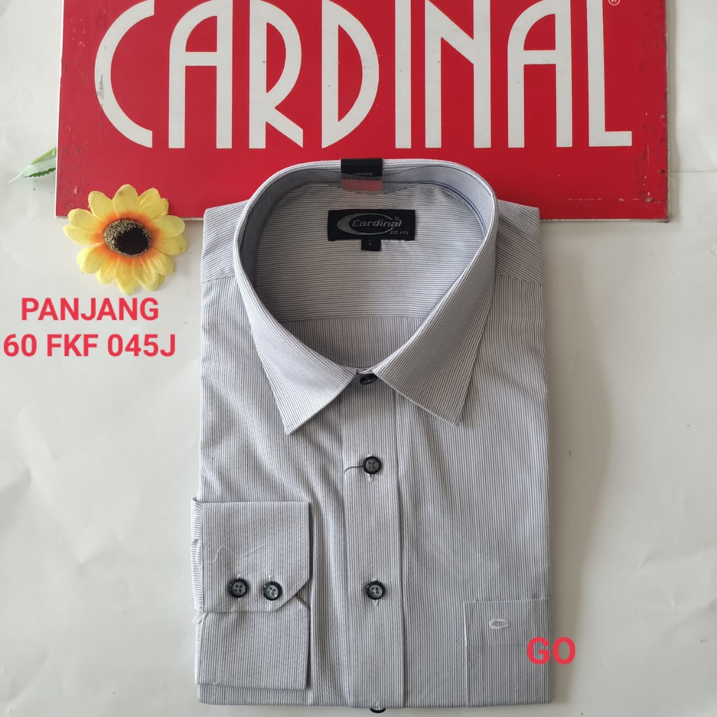 gof M-L F CARDINAL KEMEJA FORMAL PANJANG RegularFit Pakaian Kemeja Kerja Pria Kantor Acara Resmi Pakaian Wisuda Original 1