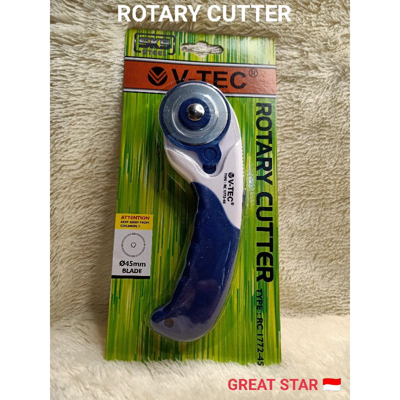 

ROTARY CUTTER 45 MM PEMOTONG KAIN,KULIT 1772-45