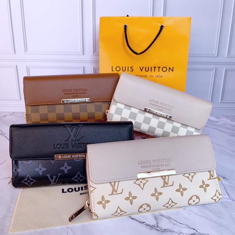 Dompet wanita plat besi premium + BOX + PAPERBAG