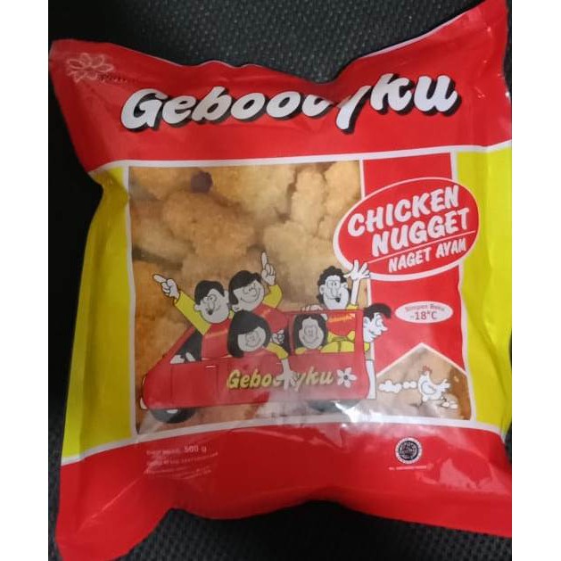 

GEBOOOYKU NAGET AYAM 500 GR / CHICKEN NUGGET